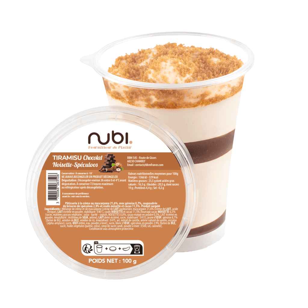  Tiramisu Choco Noisette Spéculoos