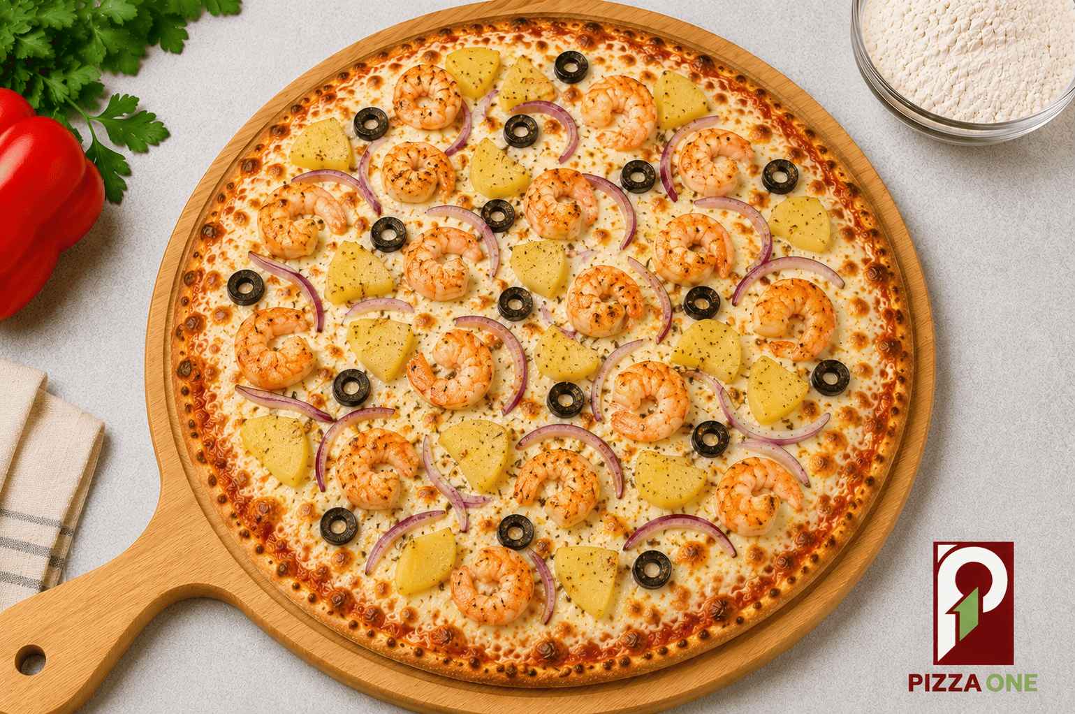 Pizza Crevettes